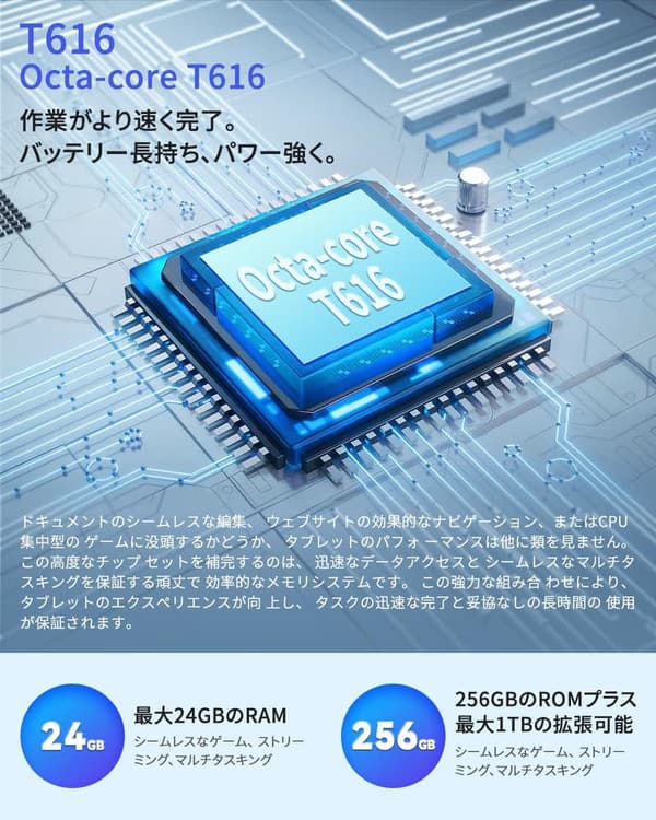 Android 15 Hitabt K30Apro専用ケース付きタブレット 24GB/256GB/1TB拡張 8800mAh急速充電 IPS1920x1200