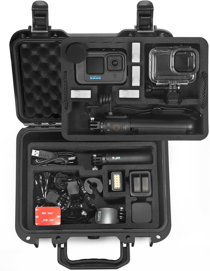 Gopro Hero防水ハードケース（Hero 8〜13・アクションカメラ対応）