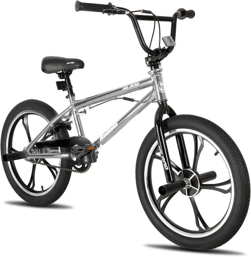 初心者向け20インチBMX自転車　フリースタイル用　街乗り対応ブレーキ付き