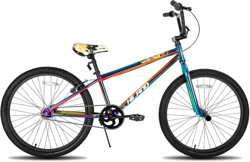 初心者向け24/26インチ BMX自転車 フリースタイル 練習用 ブレーキ・スタンド・ペグ付き
