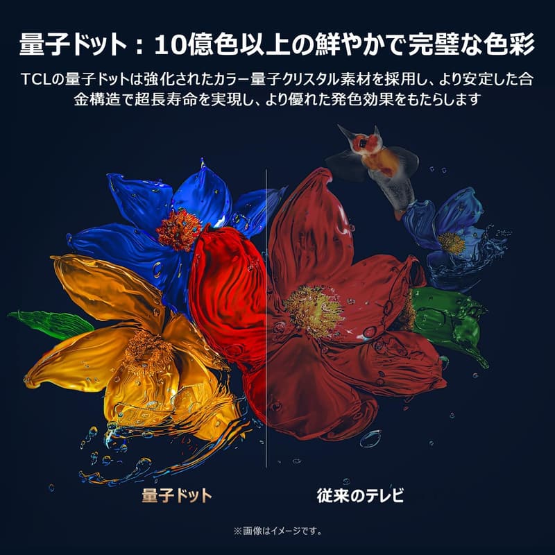 4K量子ドットテレビ 85インチ TCL 85T8C ゲームマスター 2025年モデル Dolby Atmos HDR10+ 有機ELパネル 音声検索 スマートテレビ