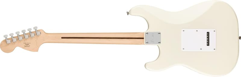 オリンピックホワイト Squier Affinity Stratocaster エレキギター（メイプル指板・ソフトケース付）