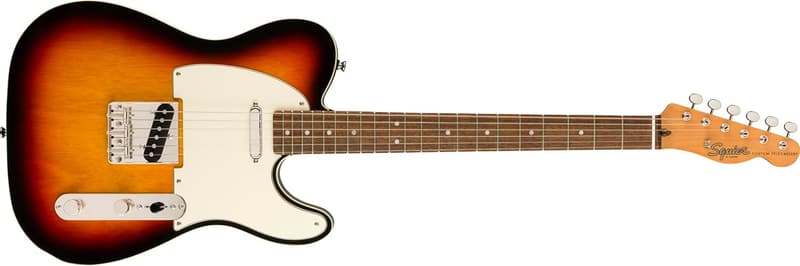 Fender Squier 60年代スタイル カスタムテレキャスターエレキギター ソフトケース付き