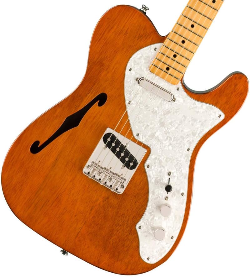 Classic Vibe 60s Telecaster Thinline エレキギター（ナチュラル、ソフトケース付き）