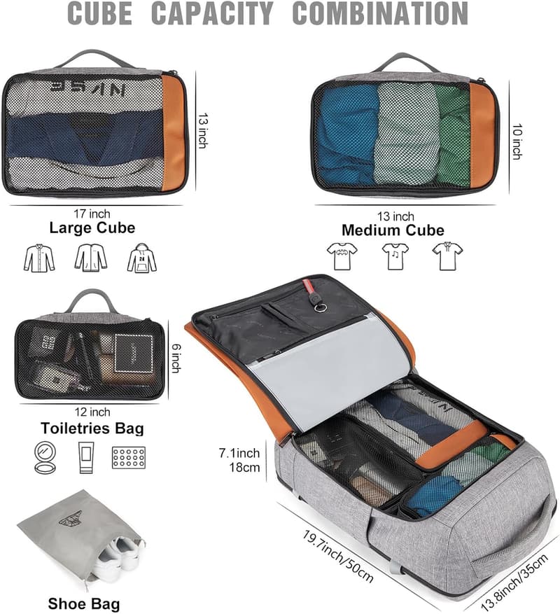 40L 旅行用 ラップトップ バックパック メンズ・レディース