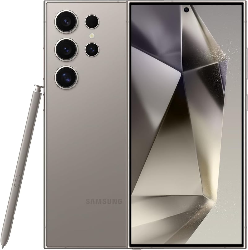 Galaxy S24 Ultra 5G 256GB SIMフリー スマホ 本体 チタニウムグレー 200MPカメラ 5,000mAhバッテリー