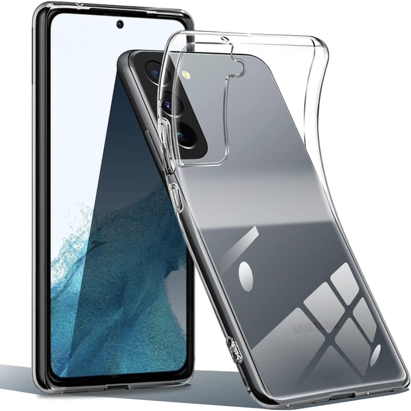 Galaxy S22 全透明クリアケース TPU 薄型軽量 耐衝撃 スマホカバー