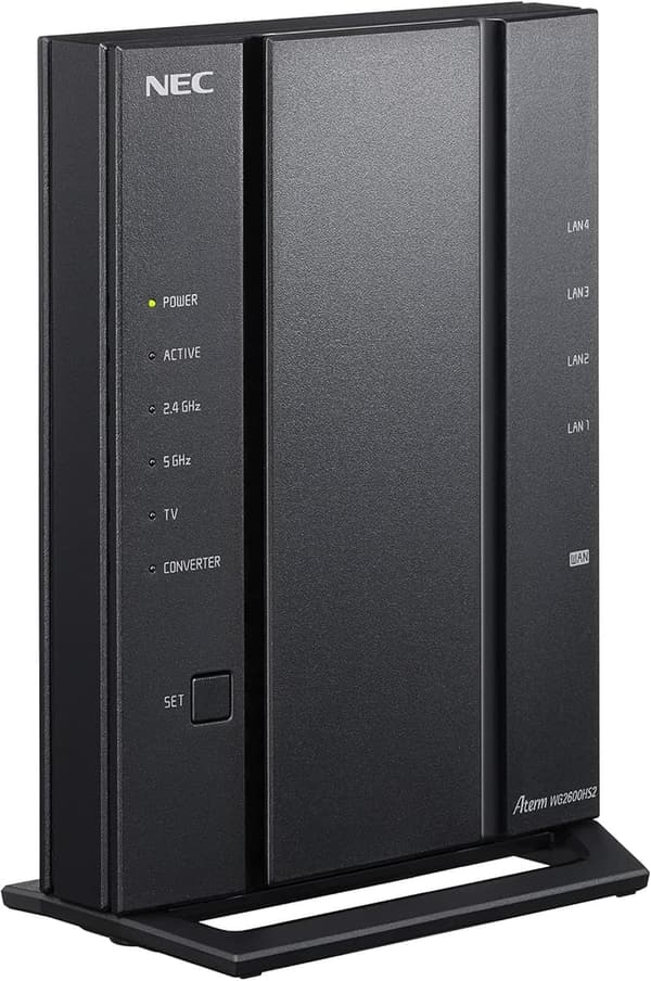 Wi-Fi 5対応 NECルーター AG2600HS2 4LDK向け 4ストリーム (11ac)