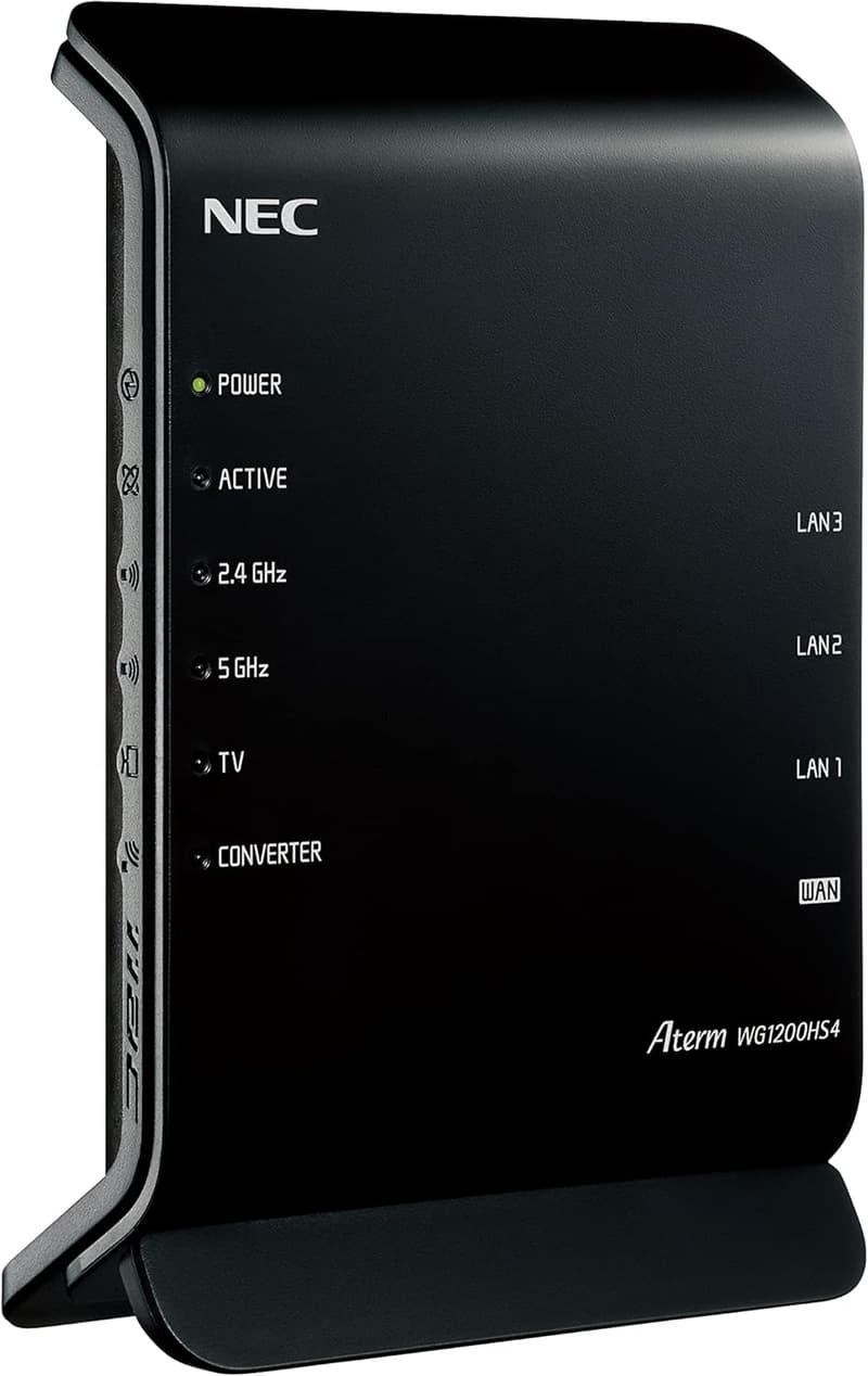NEC Aterm WiFiルーター AM-AG1200HS4 無線LAN 2ストリーム 5GHz/2.4GHz帯 iPhone/Nintendo Switch動作確認済み