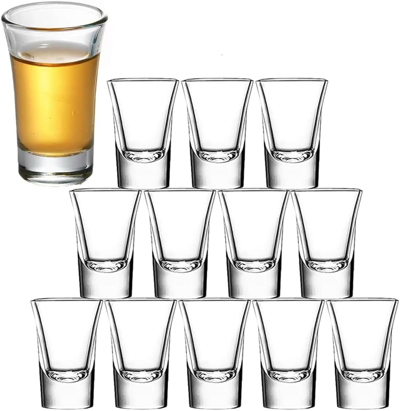 30ml ヘビーベースクリアショットグラス12個セット