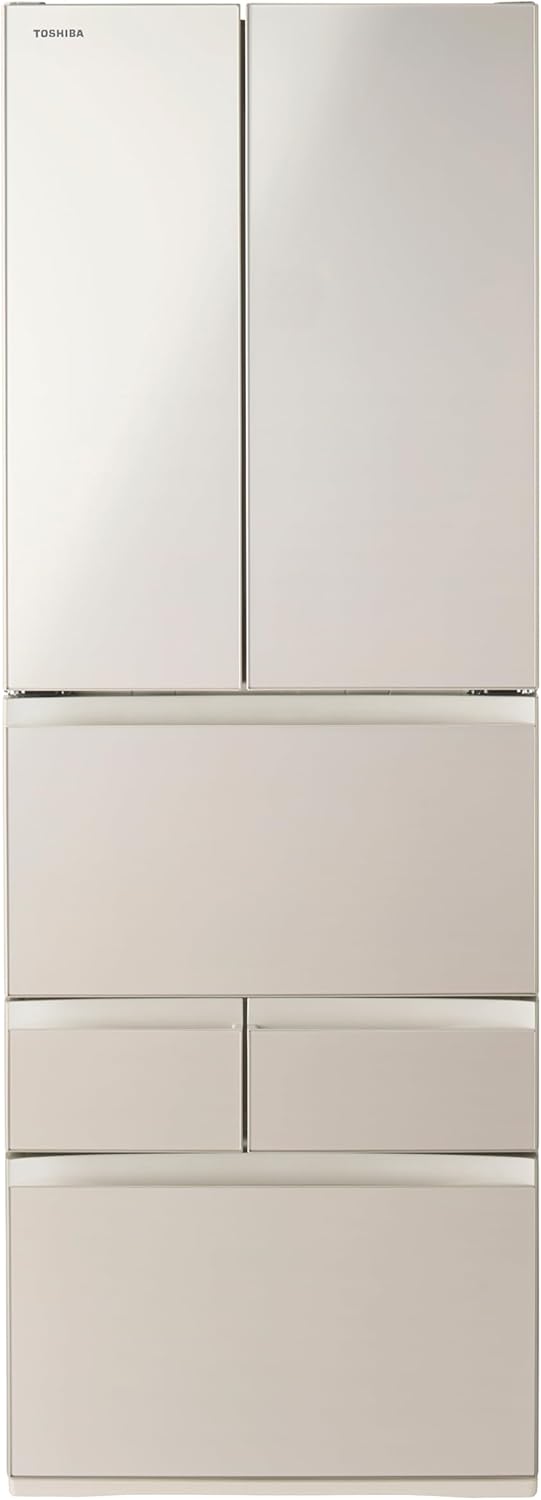 フレンチドア冷蔵庫 462L 幅65㎝ サテンゴールド GR-W460FH(EC)