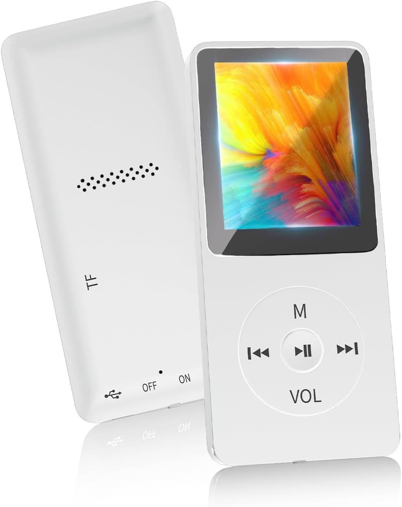 超軽量26g MP3プレーヤー｜32GB内蔵・128GB拡張可能｜音楽共有・映画鑑賞・録音・FMラジオ対応