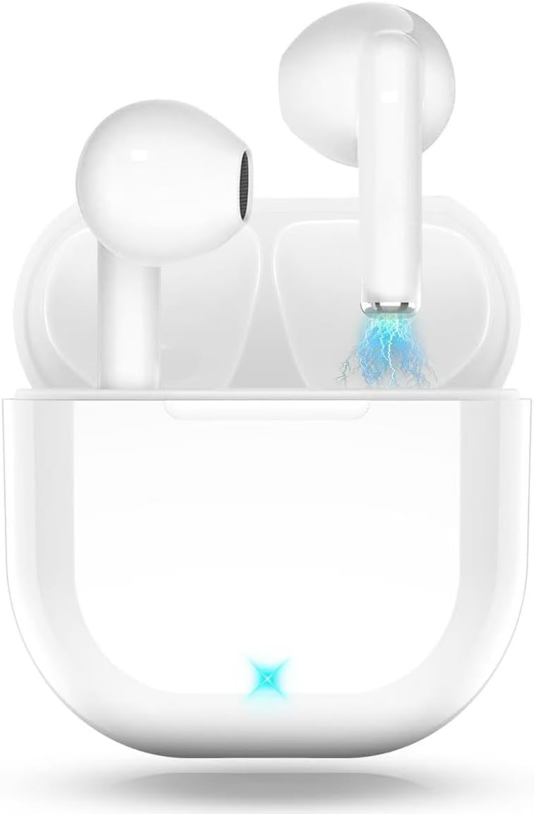 Bluetooth5.3 ワイヤレスイヤホン Hi-Fi音質 CVC8.0ノイズキャンセリング 長時間再生 モバイル対応