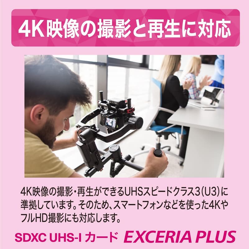 KIOXIA 【日本製】256GB SDカード EXCERIA PLUS UHS-I U3 V30 Class10 4K対応 5年保証