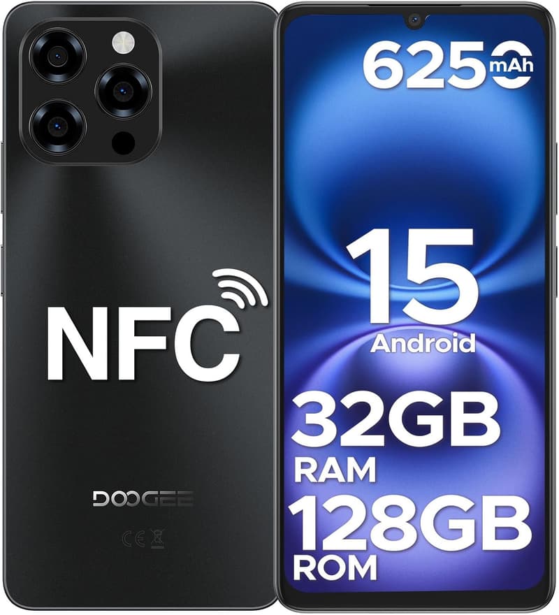 DOOGEE N58 SIMフリースマホ｜Android 15・32GB+128GB・90Hz・6.7インチHD+大画面