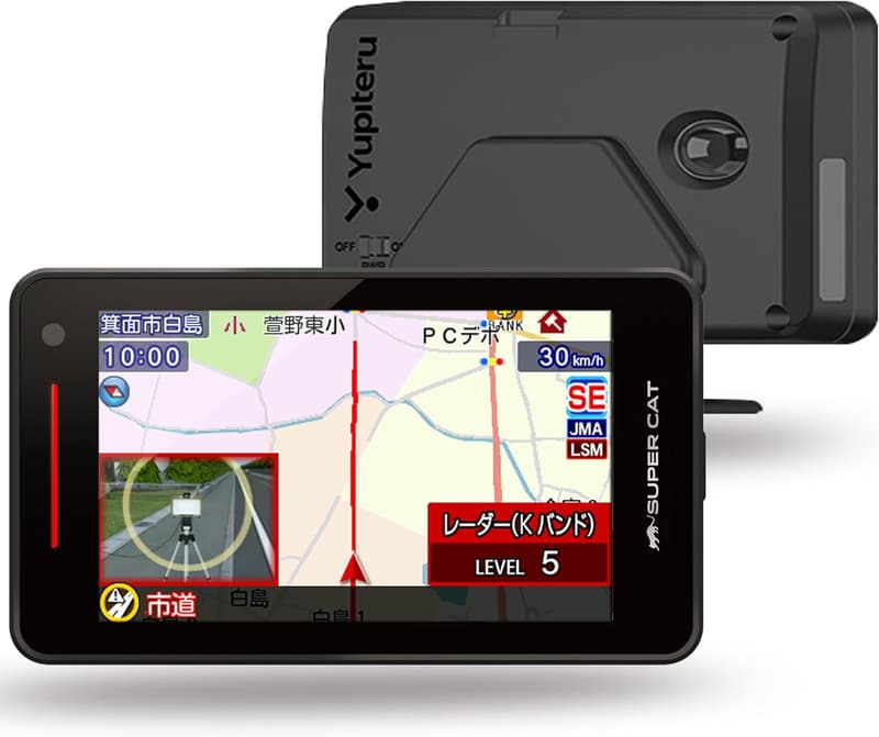 ユピテル 最新型レーダー&レーザー探知機 YK-100A 日本製
