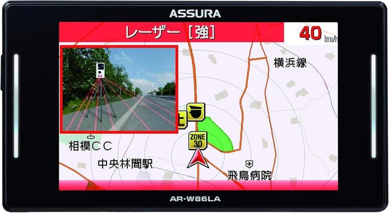 セルスター AR-W86LA レーザー式レーダー探知機 日本製 OBDII対応 フルマップ 3年保証
