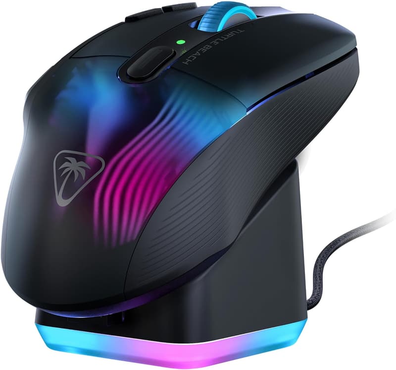 タートルビーチ ゲーミングマウス Kone XP Air ワイヤレス 充電ドック付き ブラック