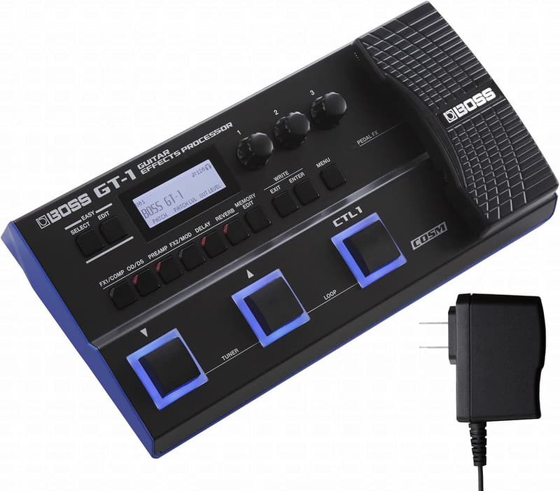 BOSS GT-1 マルチエフェクター＆純正アダプターセット