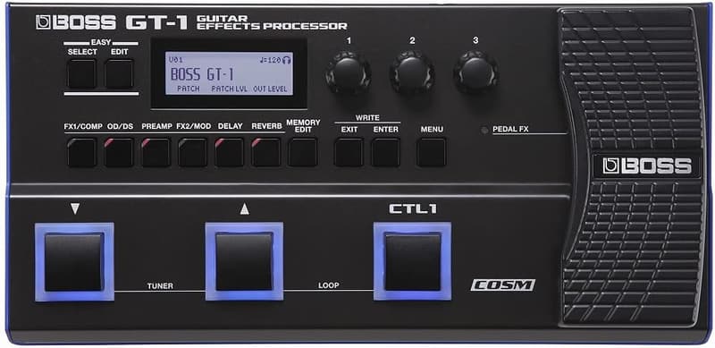 BOSS GT-1 マルチエフェクター＆純正アダプターセット