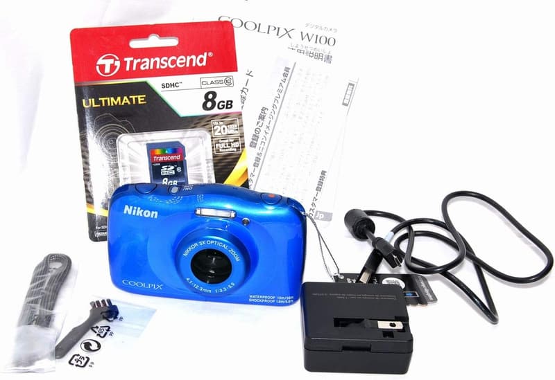 Nikon COOLPIX W100 防水デジタルカメラ ブルー