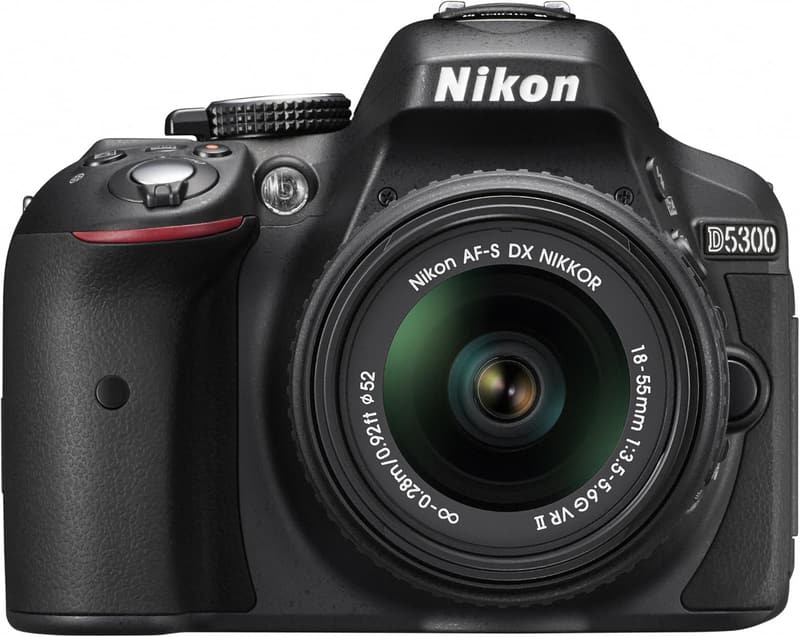 Nikon D5300 デジタル一眼レフカメラ 2400万画素 18-55mm VR IIキット ブラック