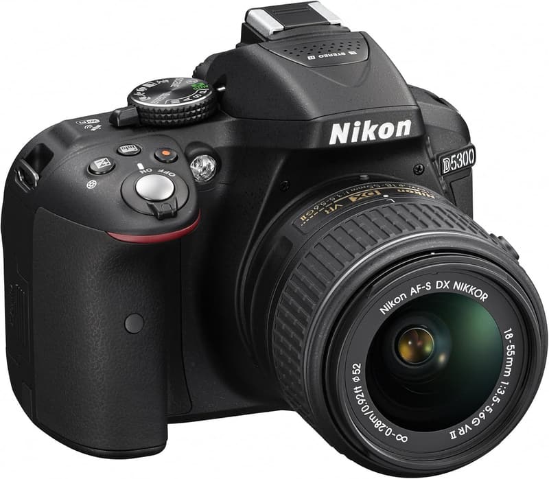 Nikon D5300 デジタル一眼レフカメラ 2400万画素 18-55mm VR IIキット ブラック