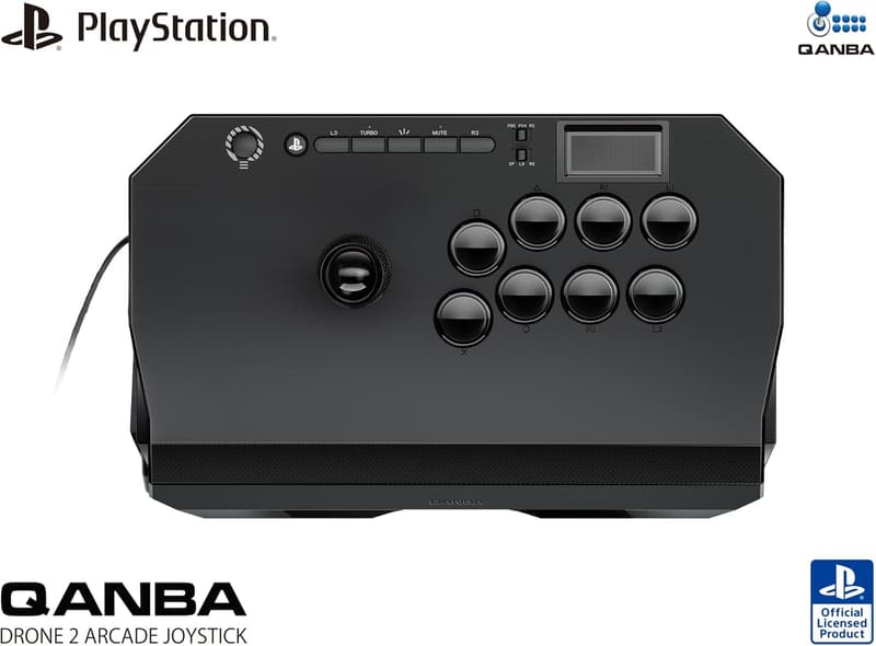 Qanba Drone 2 アーケードジョイスティック（PS5/PS4/PC）公式ライセンス版