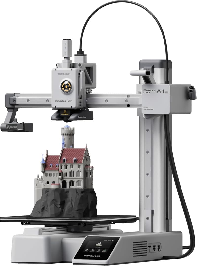 Bambu Lab A1 mini 3Dプリンター 初心者向け 静音 高速500mm/s 全自動キャリブレーション 造形サイズ180mm³