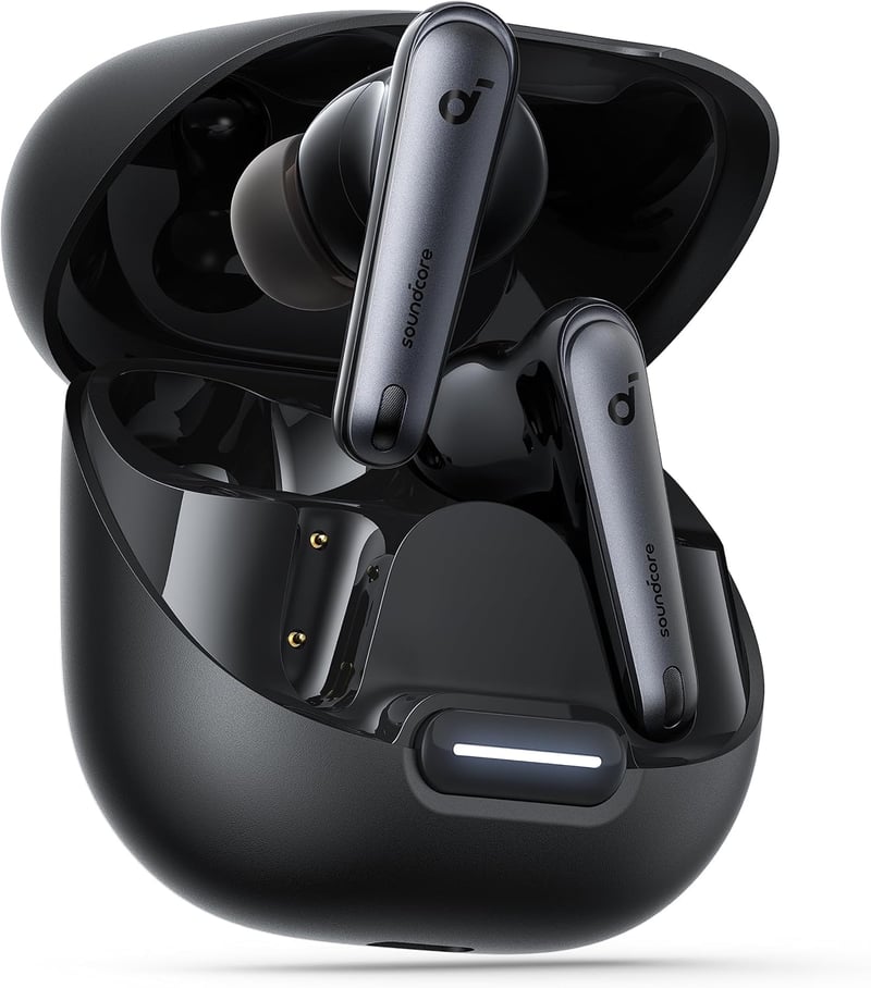 Anker Soundcore Liberty 4 NC 完全ワイヤレスイヤホン (Bluetooth 5.3) - ウルトラノイズキャンセリング・最大50時間再生・ハイレゾ対応・IPX4防水【ブラック】