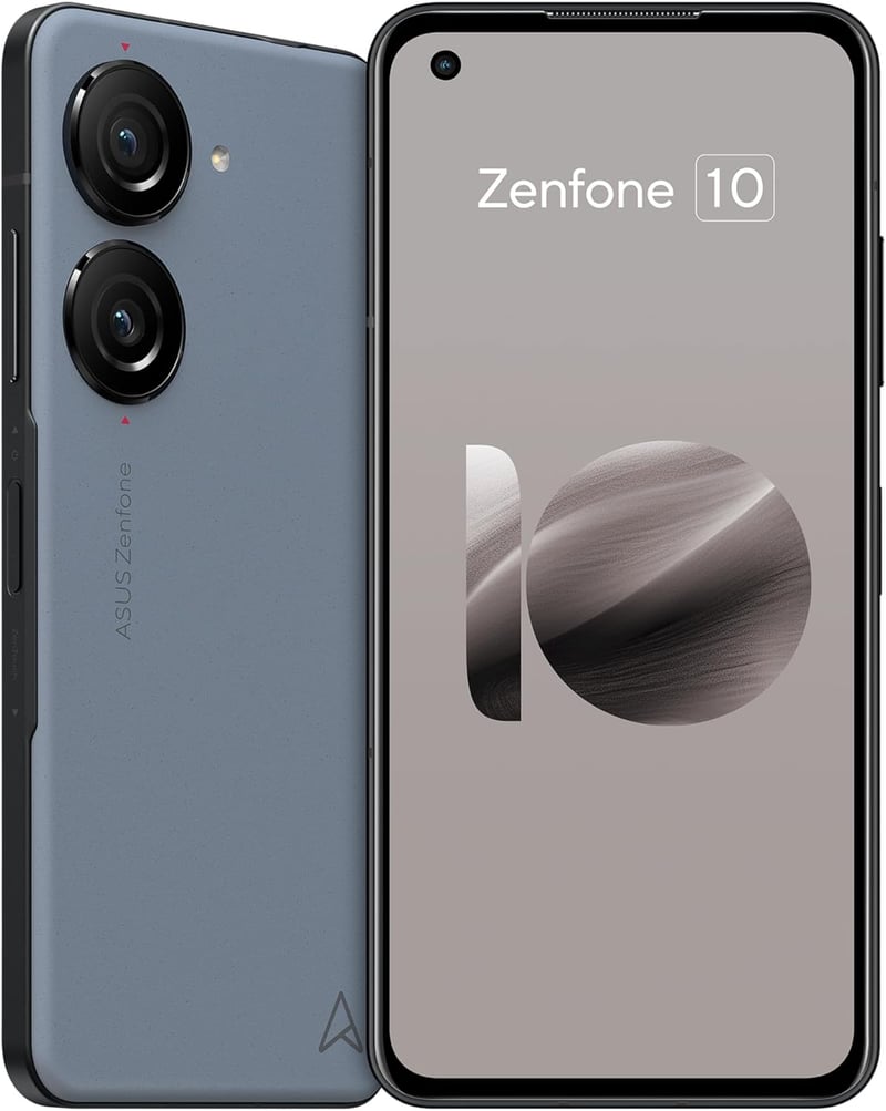 Zenfone 10 スマートフォン (スターリーブルー) - 5G対応 防水・防塵・イヤホンジャック付き【日本正規代理店品】