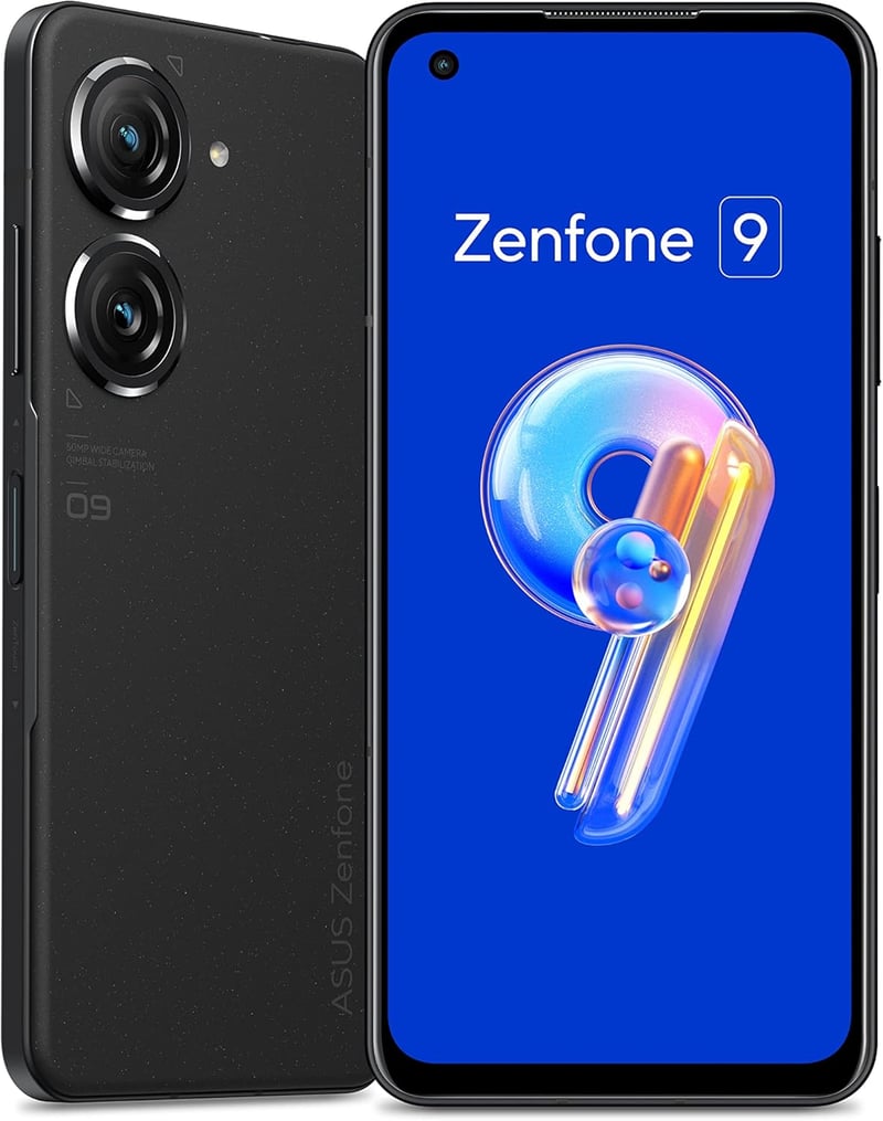 ASUS Zenfone 9 ミッドナイトブラック 5G対応 スマートフォン【日本正規代理店品】