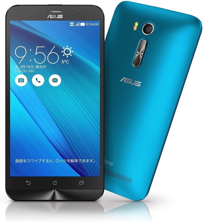 ASUSTek ZenFone Go （SIMフリー/Android5.1.1 /5.5インチ /デュアルSIM/ブルー）【国内正規品】
