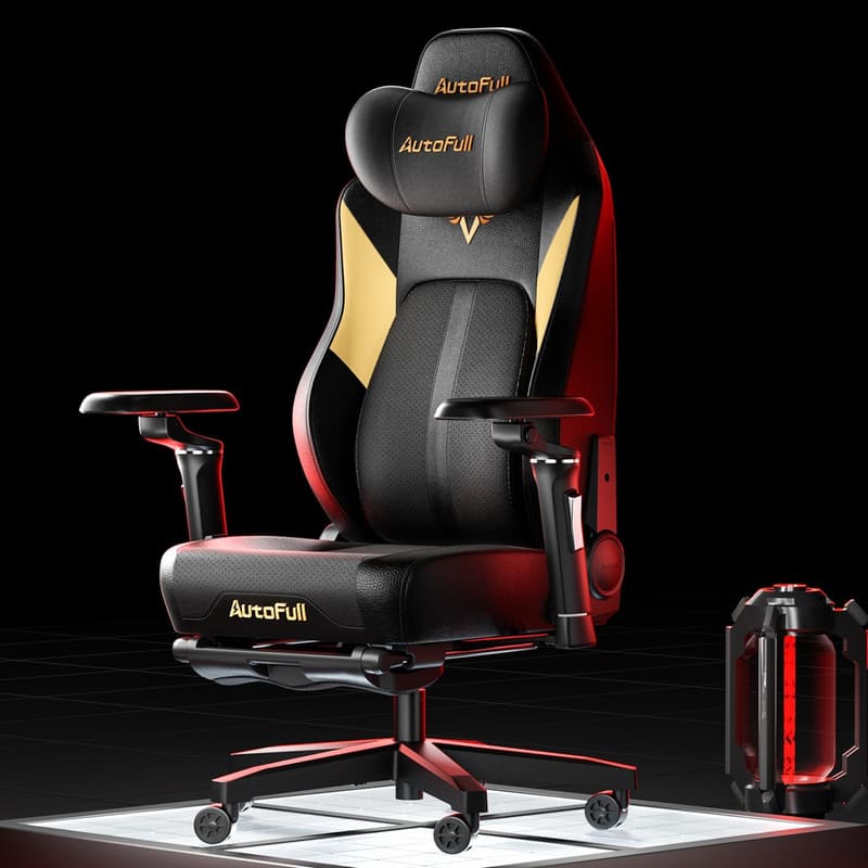 ゲーム用オフィスチェア AutoFull M6 通気加熱座面 160°リクライニング ブラック