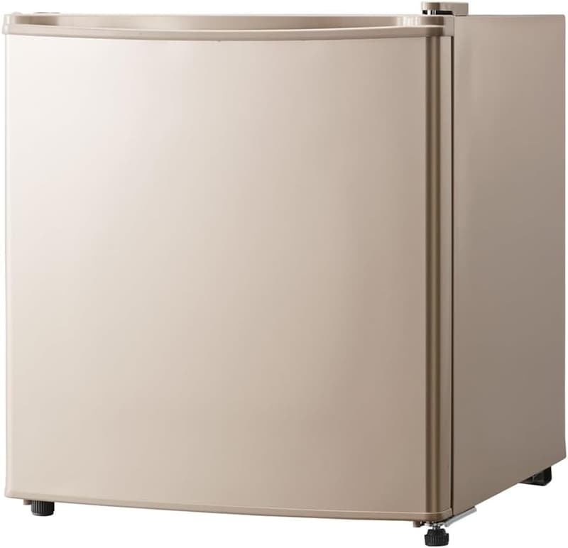 サブ冷蔵庫 47L 自動霜取り機能付き コンパクト ゴールド