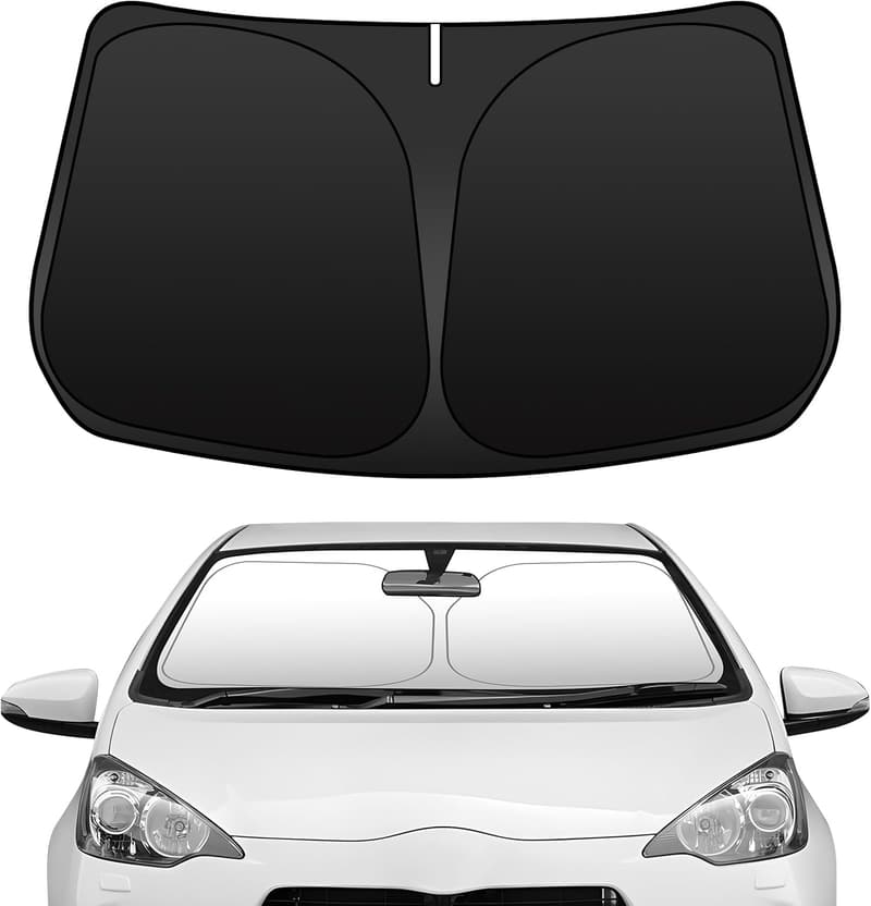 トヨタ アクア NHP10/NHP10H型 専用 フロントガラスサンシェード 折りたたみ 日よけ