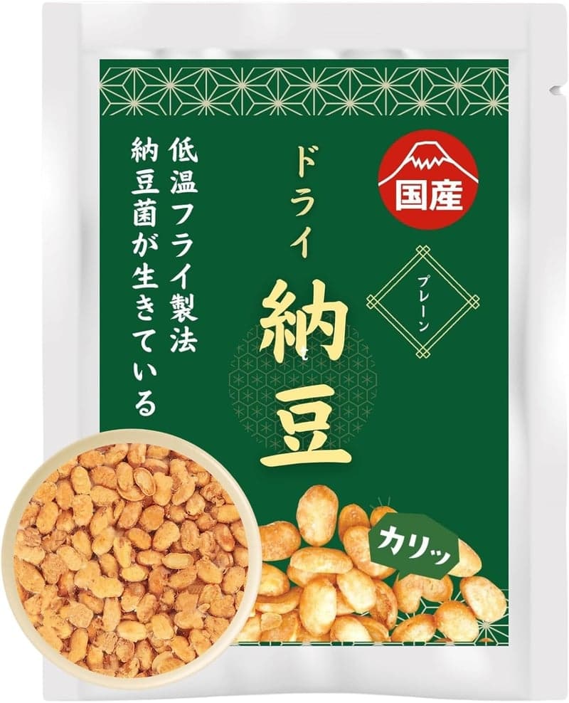 国産大豆使用 低温製法ドライ納豆 100g