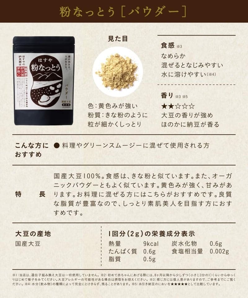 無添加 納豆パウダー 180g | 粉納豆 【菌が活きてる】