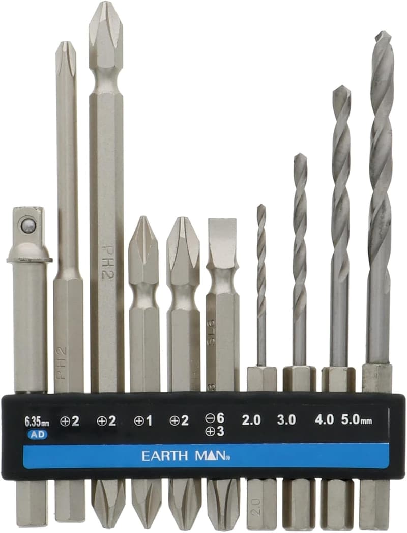 高儀(Takagi) 10点セット コンビネーションビット&ドリルセット DB-11A