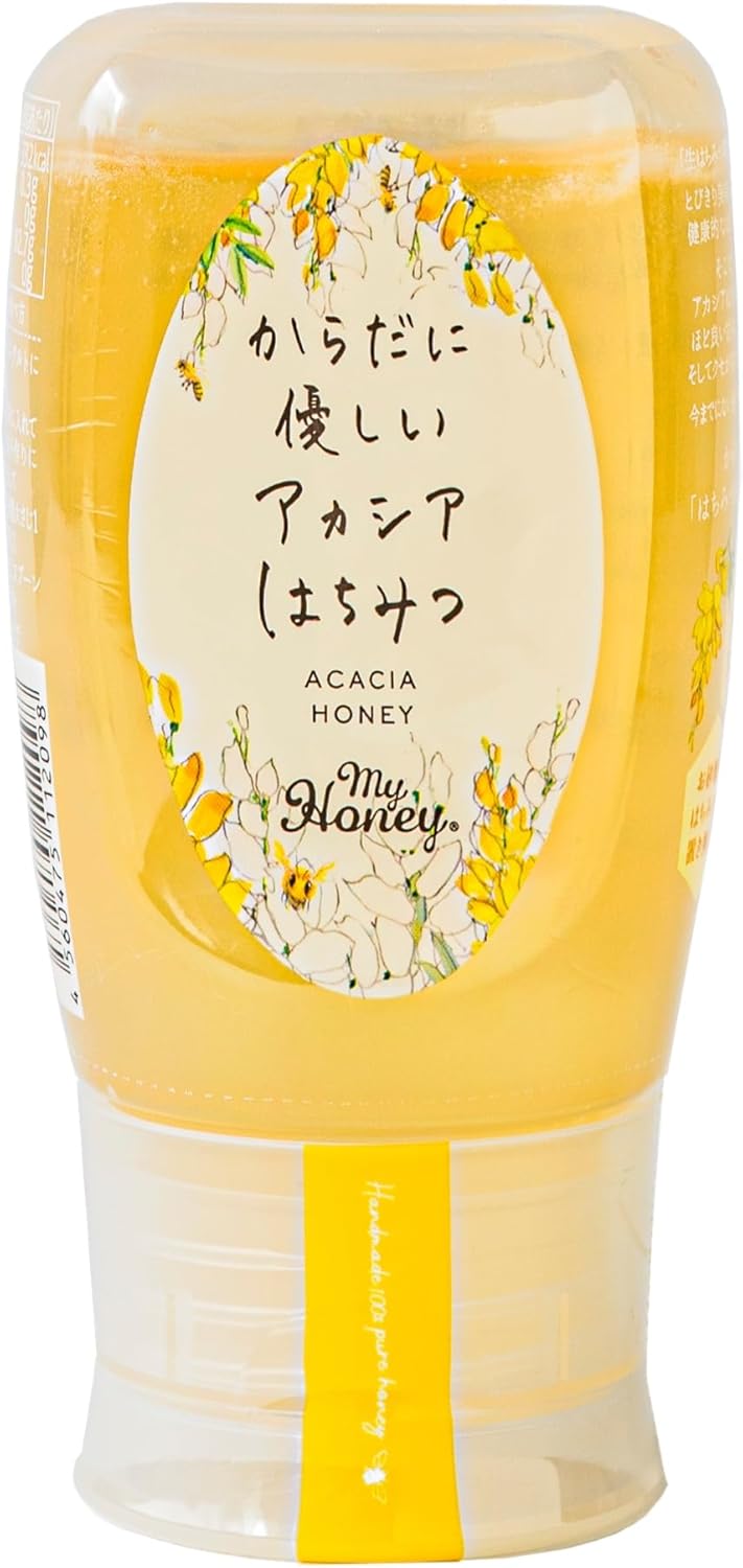 アカシア蜂蜜（300g）無添加ハンガリー産チューブボトル【マイハニー】
