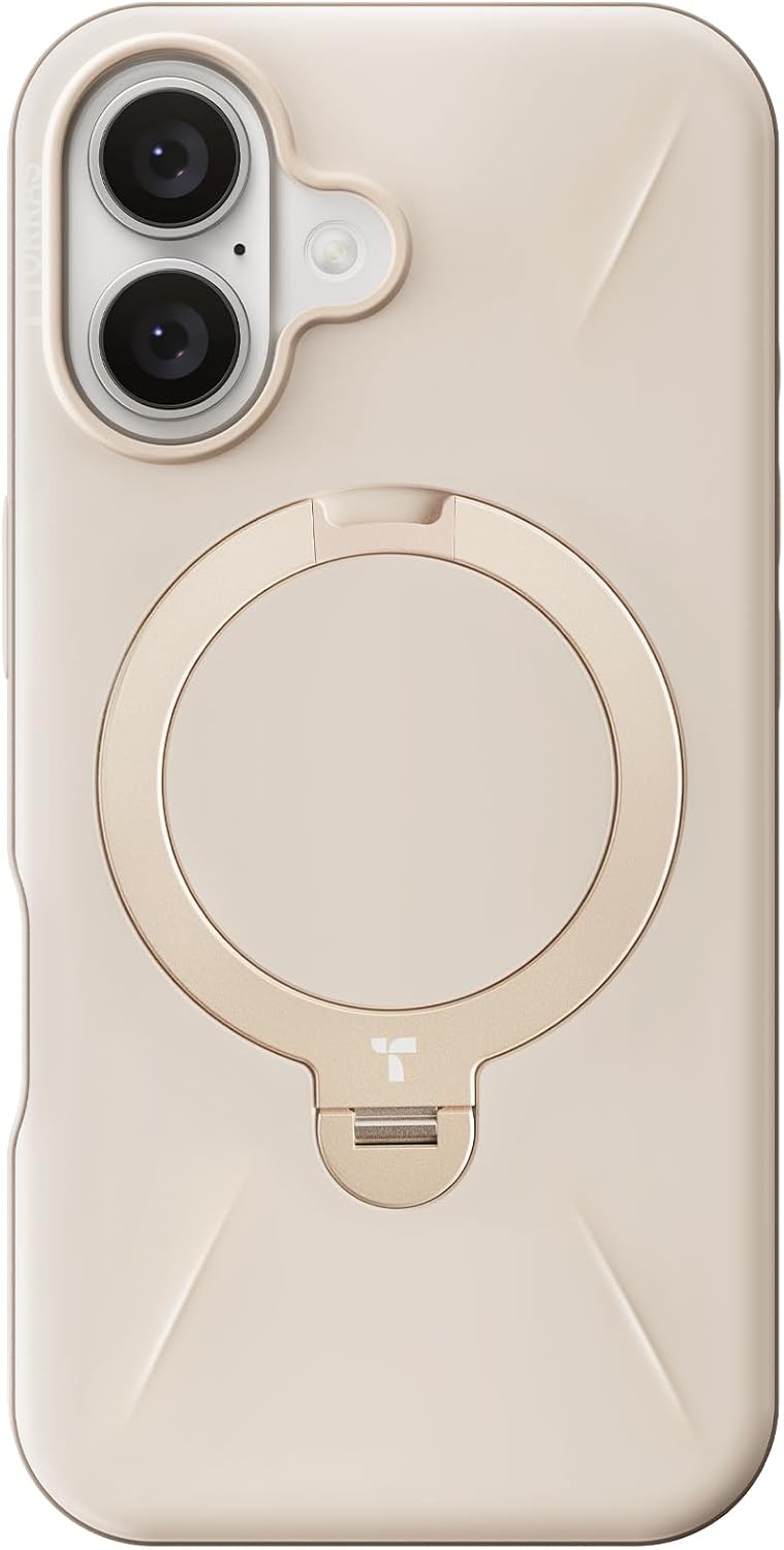 iPhone 16用 ゼンマイ式高級ケース MagSafe対応 耐衝撃 米軍MIL規格
