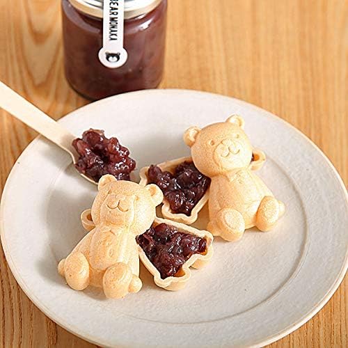 手作りクマのもなか（5個入り）ギフトボックス入り / 和菓子