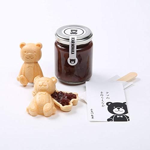 手作りクマのもなか（5個入り）ギフトボックス入り / 和菓子