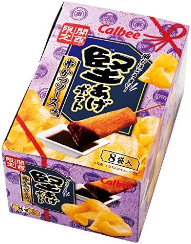 大阪土産 堅あげポテト 串かつソース味 150g
