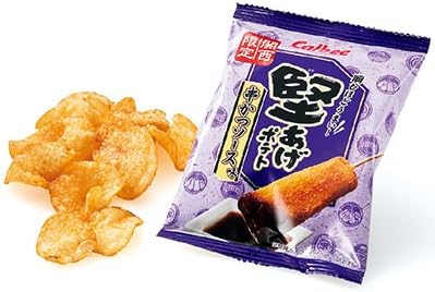 大阪土産 堅あげポテト 串かつソース味 150g