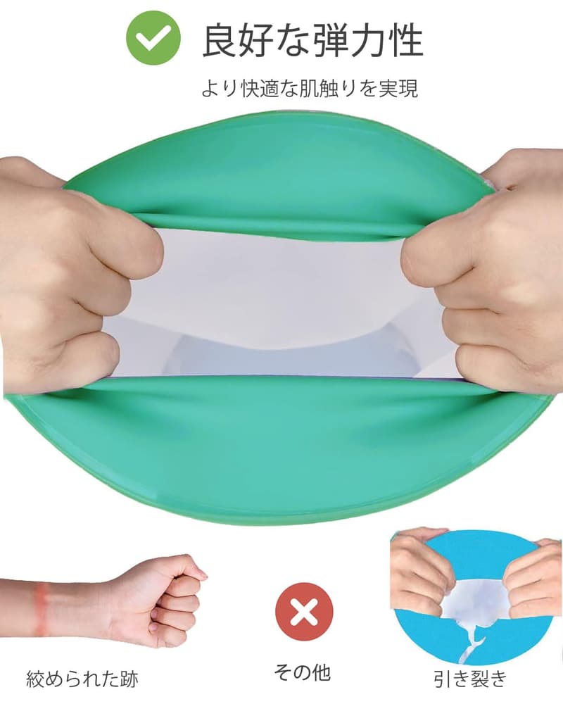 防水ギプスカバー 手首用 大人用 お風呂対応 繰り返し使用可能 (緑)