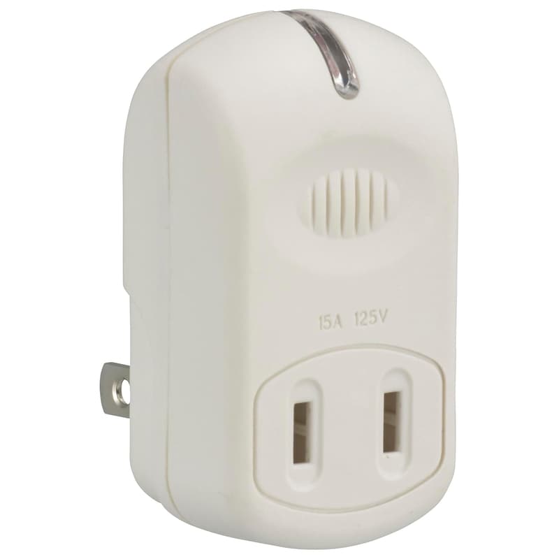 強力雷ガード電源タップ（1個口・白） HS-TM1MK3PBT-W