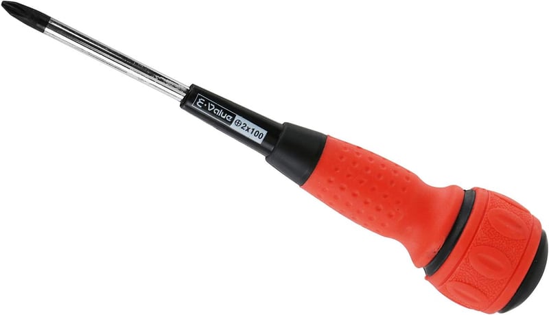 E-Value マグネット付きボールグリップドライバー 100mm