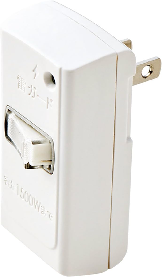 エレコム 雷ガード付きトリプル電源タップ ホワイト T-KTR02WH