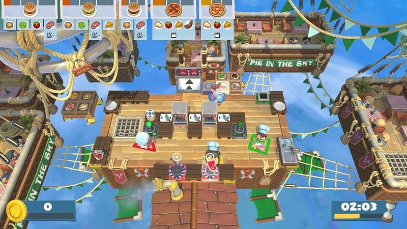 オーバークック！王国のフルコース - Nintendo Switch向けゲーム